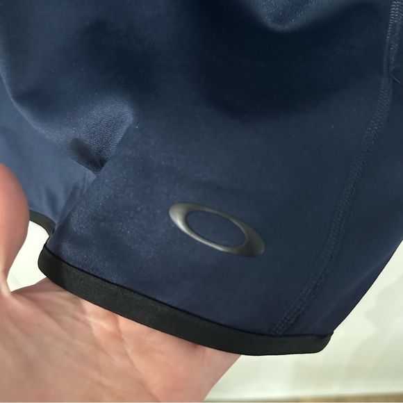 Oakley Men’s Navy Blue Long Sleeve 1/4 Quarter Zip Pullover Sz XL GUC - Picture 5 of 9